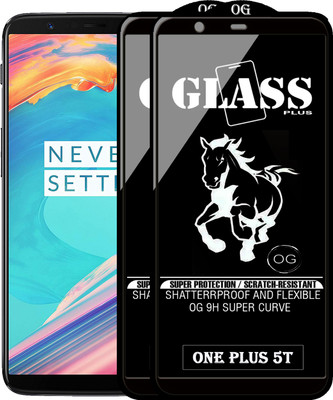 Rofix star Edge To Edge Tempered Glass for OnePlus 5T(Pack of 2)