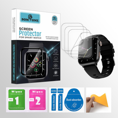 SOMTONE Edge To Edge Tempered Glass for alt Drip Max 2 inch Smartwatch 4 PROTECTOR + 4 WIPES + 4 DUST REMOVAL STICKER + 1 WIPER(Pack of 4) SOMTONE Edge To Edge Tempered Glass for alt Drip Max 2 inch Smartwatch 4 PROTECTOR + 4 WIPES + 4 DUST REMOVAL STICKER + 1 WIPER(Pack of 4)