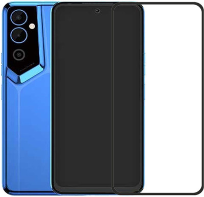 INFINITYWORLD Edge To Edge Tempered Glass for Tecno Pova 4(Pack of 1)