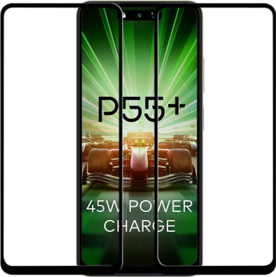 Knotyy Edge To Edge Tempered Glass for Itel P55 Plus(Pack of 2)