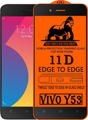 TWIGLO Edge To Edge Tempered Glass for VIVO Y53(Pack of 1)
