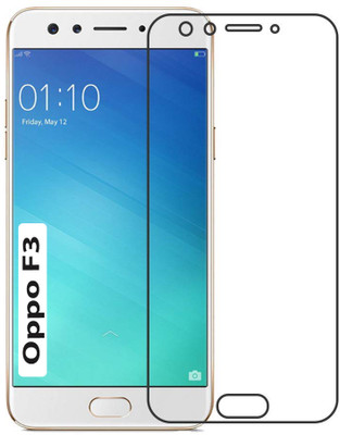 iCopertina Edge To Edge Tempered Glass for Oppo F3(Pack of 1)