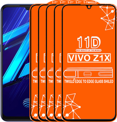 TWIGLO Edge To Edge Tempered Glass for VIVO Z1X(Pack of 5)