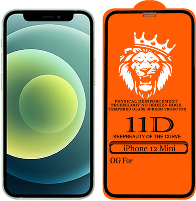 DeepzHub Edge To Edge Tempered Glass for iPhone 12 mini(Pack of 1)