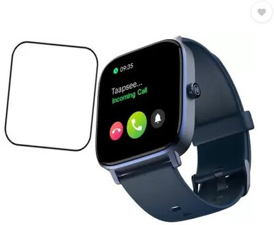 Varsha Edge To Edge Tempered Glass for Noise ColorFit Icon 2 smart watch screen guard 44MM - Copy (22)(Pack of 2)