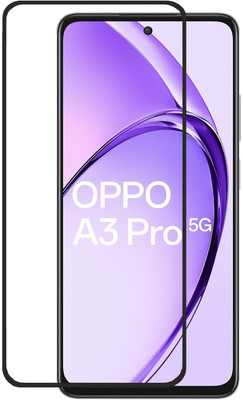 BRENZZ Edge To Edge Tempered Glass for OPPO A3 Pro 5G, OPPO A3 Pro(Pack of 1)