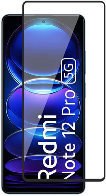 HIE POWER Edge To Edge Tempered Glass for Redmi Note 12 Pro Plus-9H Full Glue Full HD, Shatterproof, Anti Scratch Screen Guard|Full Screen Coverage (Except Edges) Screen Protector(Pack of 1)