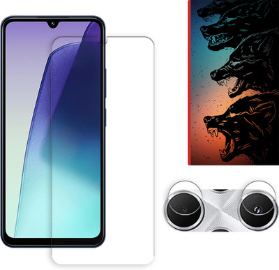 ARBAN Edge To Edge Tempered Glass for Xiaomi Redmi 14C 4G Tempered Screen Protector | Anti-Scratch | Edge to Edge Full Coverage | 9H Hardness ( 1 FRONT SCREEN GUARD + 1 CAMERA LENS PROTECTOR + 1 FREE BACK EMBOSSED SKIN061 )(Pack of 1)