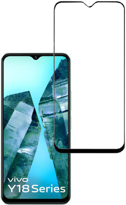 KARTRAY Edge To Edge Tempered Glass for Vivo Y18(Pack of 1)