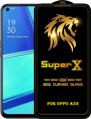 PFOAM Edge To Edge Tempered Glass for OPPO A52(Pack of 1)