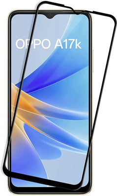 VDAT Edge To Edge Tempered Glass for OPPO A17K(Pack of 1)