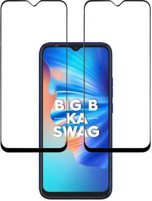 spaziogold Edge To Edge Tempered Glass for Tecno Spark 6 GO 11D Tempered Glass(Pack of 2)
