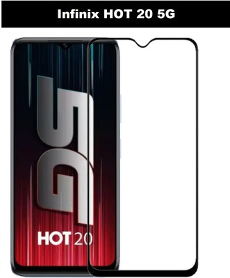 Hyper Edge To Edge Tempered Glass for Infinix HOT 20 5G(Pack of 1)