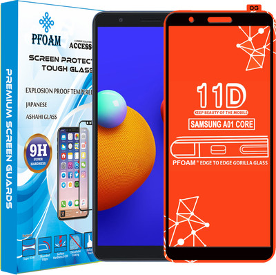 PFOAM Edge To Edge Tempered Glass for SAMSUNG GALAXY A01 CORE(Pack of 1)