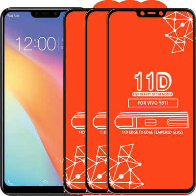 Roxel Edge To Edge Tempered Glass for Vivo Y81I(Pack of 3)