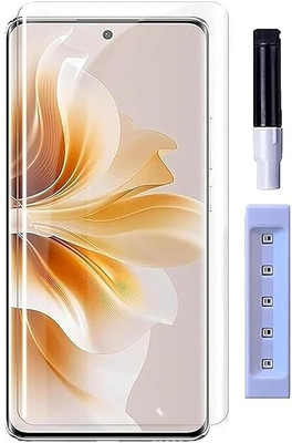 Kosher Traders Edge To Edge Tempered Glass for Oneplus 11 Pro (UV Premium Tempered Glass Screen Protector Guard HD Clarity with easy installation)(Pack of 1)
