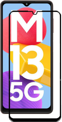 MOBIGENIX Edge To Edge Tempered Glass for Samsung Galaxy M13 5G(Pack of 1)
