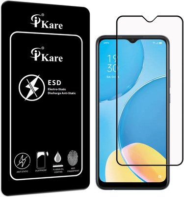 iKare Edge To Edge Tempered Glass for OPPO F15(Pack of 1)