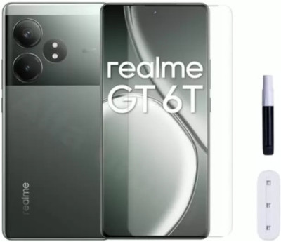 Monogamy Edge To Edge Tempered Glass for Realme GT 6T 5G Uv(Pack of 1)