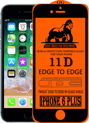 TWIGLO Edge To Edge Tempered Glass for Apple iPhone 6 Plus(Pack of 1)