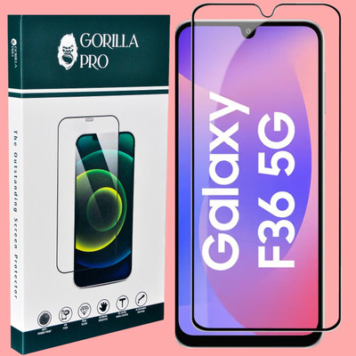 GORILLA PRO Edge To Edge Tempered Glass for Samsung Galaxy F36 5G, Samsung Galaxy-M36 5G(Pack of 1)