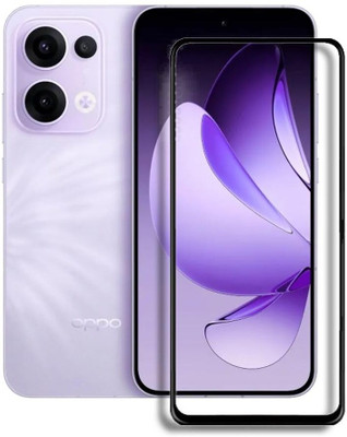 O2MG Edge To Edge Tempered Glass for OPPO Reno13 5G, OPPO Reno13(Pack of 1)
