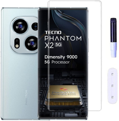 DMJHP Edge To Edge Tempered Glass for Tecno Phantom X2 5G(Pack of 1)
