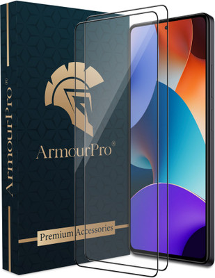 ArmourPro Edge To Edge Tempered Glass for Redmi Note 12 Pro Plus 5G, Redmi Note 12 Pro 5G, Redmi Note 12 Pro + 5G, Redmi Note 12 Pro(Pack of 2)
