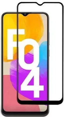 O2MG Edge To Edge Tempered Glass for SAMSUNG Galaxy F04, SAMSUNG F04(Pack of 1)