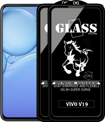 PFOAM Edge To Edge Tempered Glass for VIVO V19(Pack of 2)