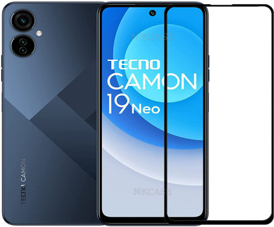 NKCASE Edge To Edge Tempered Glass for Tecno Camon 19 Neo(Pack of 1)
