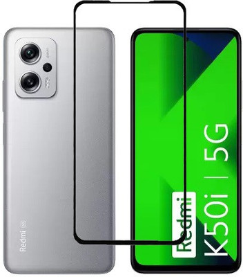 VIGHNAD Edge To Edge Tempered Glass for Redmi K50i, Redmi K50i 5G(Pack of 1)