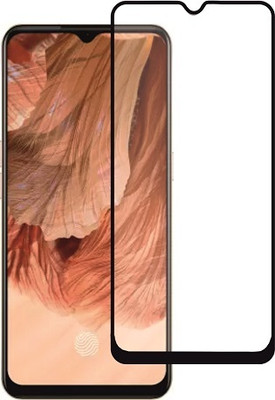 M A ZONE Edge To Edge Tempered Glass for OPPO F17(Pack of 1)