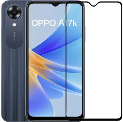 SNMART Edge To Edge Tempered Glass for OPPO A17K(Pack of 1)