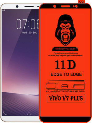 Laxdom Edge To Edge Tempered Glass for VIVO V7 Plus(Pack of 1)