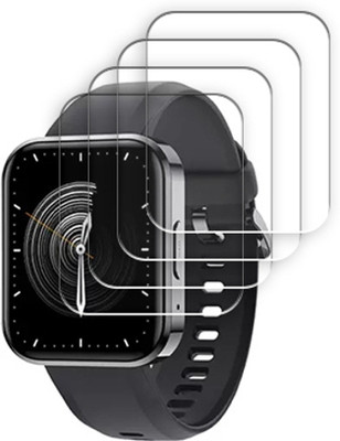 ARBAN Edge To Edge Tempered Glass for DIZO DW32051- Watch D Talk 1.8 inch SMARTWATCH SCREEN GUARD(Pack of 4)