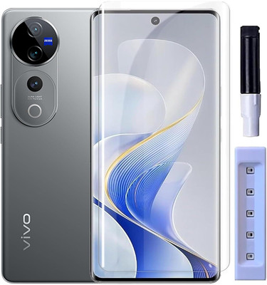 crixus Edge To Edge Tempered Glass for Vivo V40(Pack of 1)