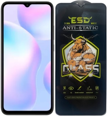 Blate Edge To Edge Tempered Glass for Redmi 9i Sport, ESD Tempered Glass, ESD Screen Protector, Anti Static, Screen Protector(Pack of 1)