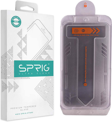 Sprig Edge To Edge Tempered Glass for iPhone 16 Plus(Pack of 1)