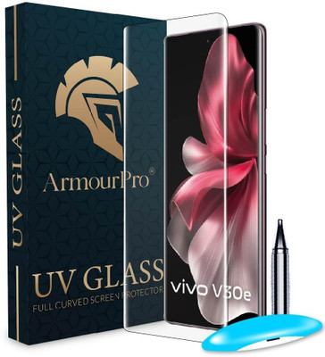 ArmourPro Edge To Edge Tempered Glass for Vivo V30e 5G, Vivo V30e(Pack of 1)