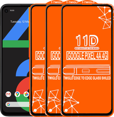 Flipkart SmartBuy Edge To Edge Tempered Glass for GOOGLE PIXEL 4A 4G(Pack of 3)