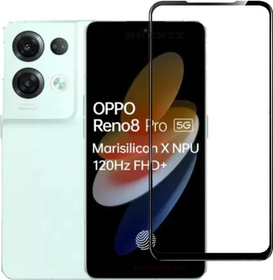 BRENZZ Edge To Edge Tempered Glass for OPPO Reno8 Pro 5G(Pack of 1)