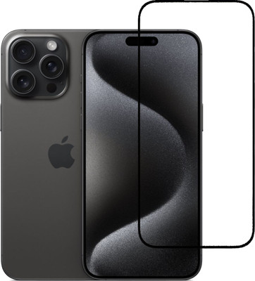 Kartuce Edge To Edge Tempered Glass for APPLE iPhone 15 Pro, iPhone 15 Pro(Pack of 1)