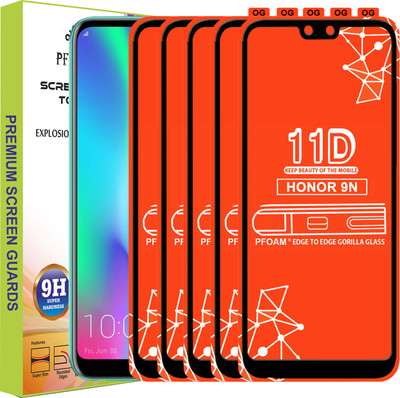 PFOAM Edge To Edge Tempered Glass for Honor 9N(Pack of 5)
