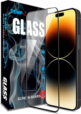 TEMPKO Edge To Edge Tempered Glass for IPHONE 14 PRO(Pack of 2)