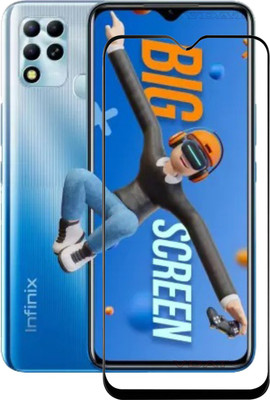 VDAT Edge To Edge Tempered Glass for Infinix Hot 12, INFINIX HOT 12, infinix hot 12(Pack of 1)
