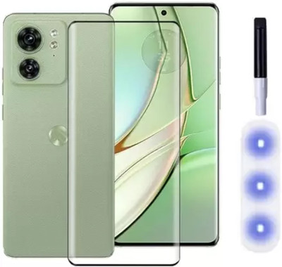 SOLIVAGANT Edge To Edge Tempered Glass for Moto Edge 40(Pack of 1)