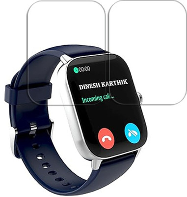 ARBAN Edge To Edge Tempered Glass for GIZMORE GizFit Flash 1.85 Inch SMARTWATCH SCREEN GUARD(Pack of 2)