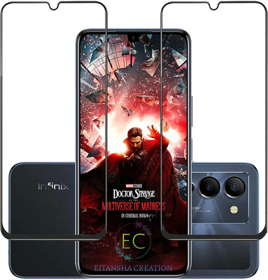 EITANSHA CREATION Edge To Edge Tempered Glass for Infinix Note 12 Pro 5G, Infinix Note 12 (5G)(Pack of 1)