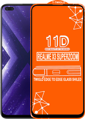 TWIGLO Edge To Edge Tempered Glass for REALME X3 SUPERZOOM(Pack of 1)